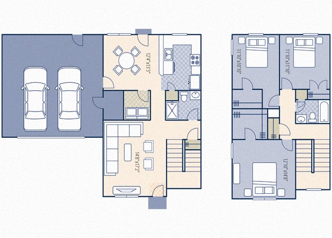 Gunfighter Manor 3x2 1630 sq ft